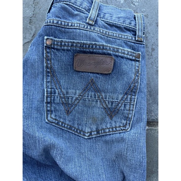 Lot Of 3 Wrangler Retro Slim Medium Wash 30 X 32 Men’s Denim Western Cowboy - Picture 15 of 16
